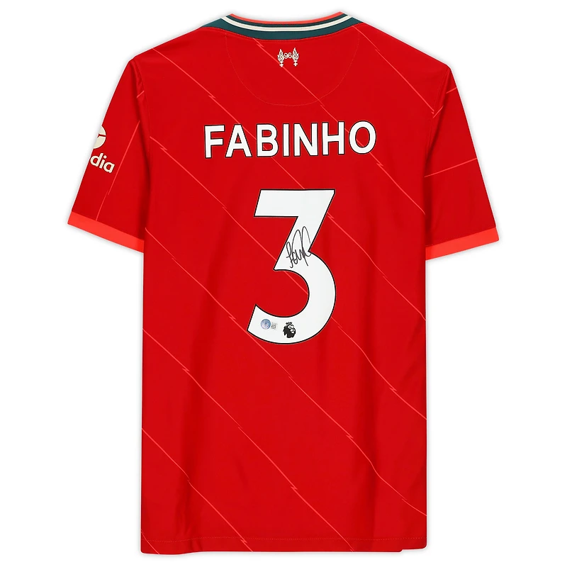Maillot Nike domicile autographié par Fabinho Liverpool