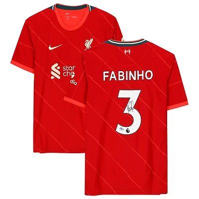 Maillot Nike domicile autographié par Fabinho Liverpool