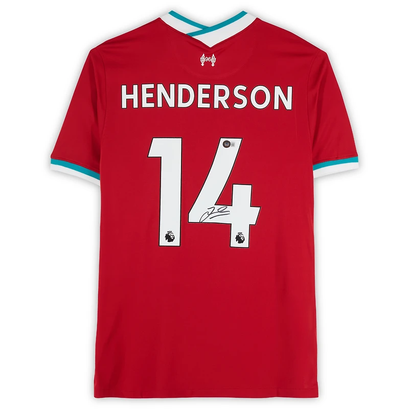 Jordan Henderson Liverpool Autographed Nike 2020-21 Red Home Jersey 