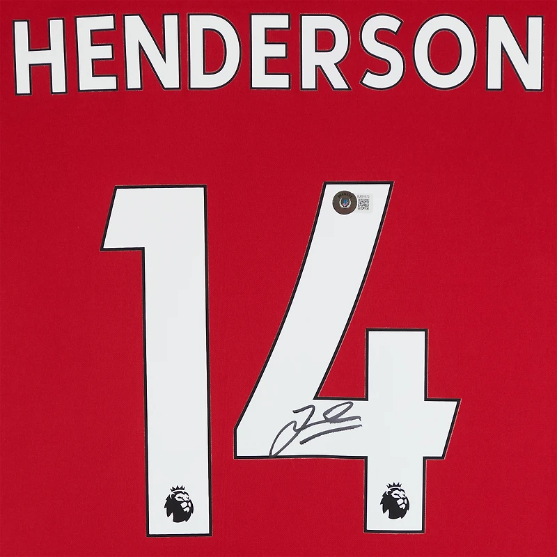 Jordan Henderson Liverpool Autographed Nike 2020-21 Red Home Jersey 