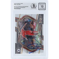 Luis Diaz Liverpool Autographié 2022-23 Panini Select EPL #230 Beckett Fanatics Witnessed Authenticated Auto 10 Card