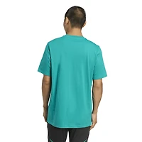 T-shirt adidas vert Liverpool à trois bandes pour homme