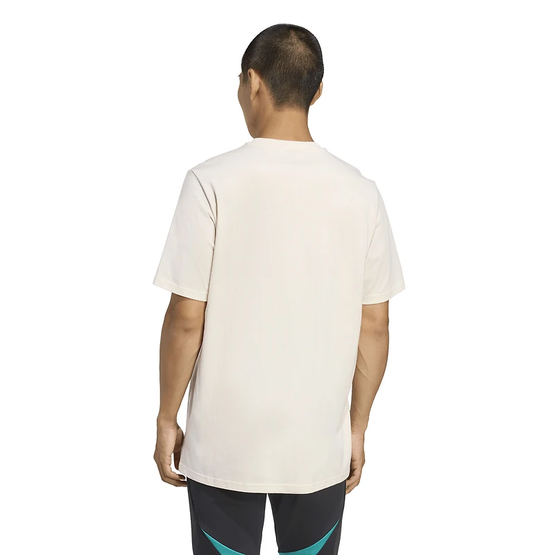 T-shirt adidas blanc Liverpool à trois bandes pour homme
