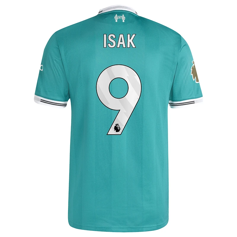 Men's adidas Alexander Isak Green Liverpool 2025/26 Third Authentic Player Jersey