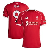 Men's adidas Alexander Isak Red Liverpool 2025/26 Home Replica Player Jersey