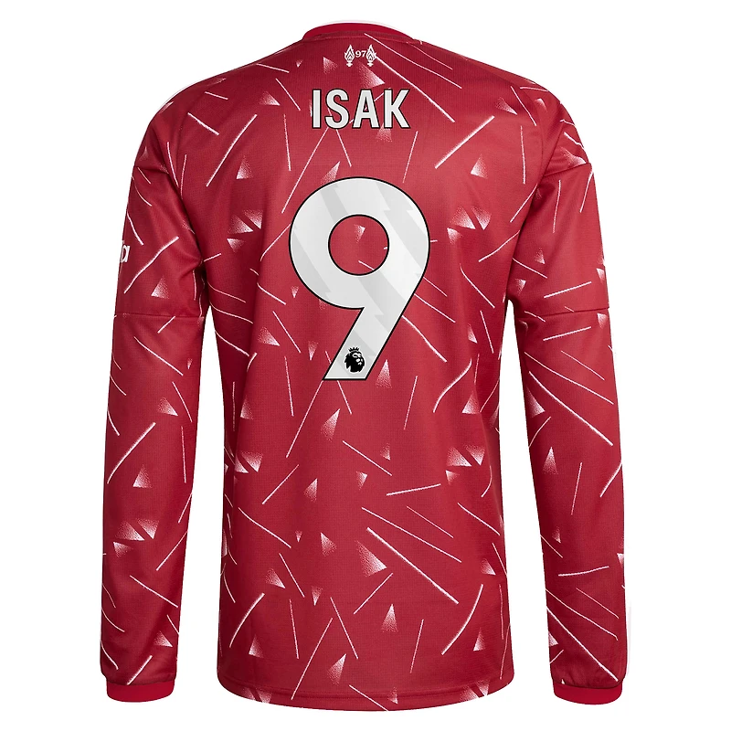 Men's adidas Alexander Isak Red Liverpool 2026/27 Home Replica Long Sleeve Jersey