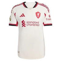 Maillot de joueur authentique extérieur blanc adidas Alexander Isak Liverpool 2025/26 pour homme