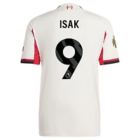 Maillot de joueur authentique extérieur blanc adidas Alexander Isak Liverpool 2025/26 pour homme