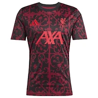Haut d'avant-match adidas Liverpool 2025/26 AEROREADY noir pour homme