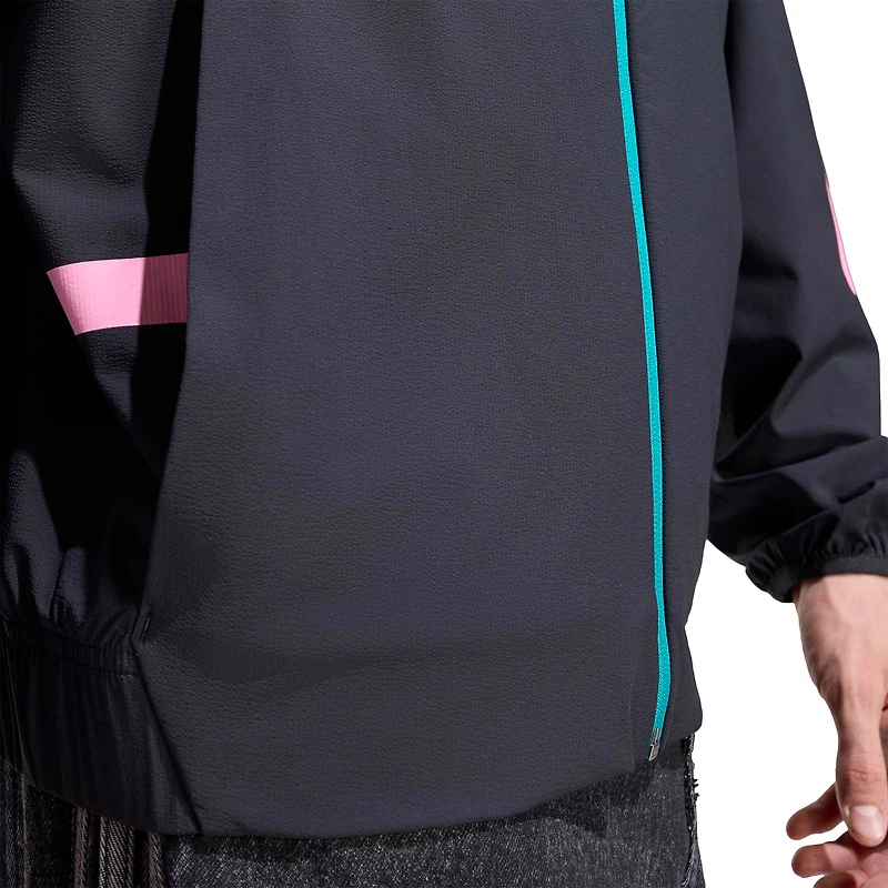 Veste zippée adidas Liverpool noire pour homme, modèle 2025/26 Club Anthem