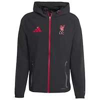 Men's adidas Black Liverpool 2025/26 Tiro Vis Tech Travel Jacket