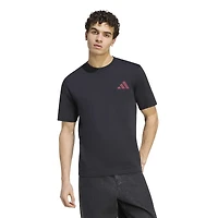 T-shirt graphique adidas Liverpool noir pour homme