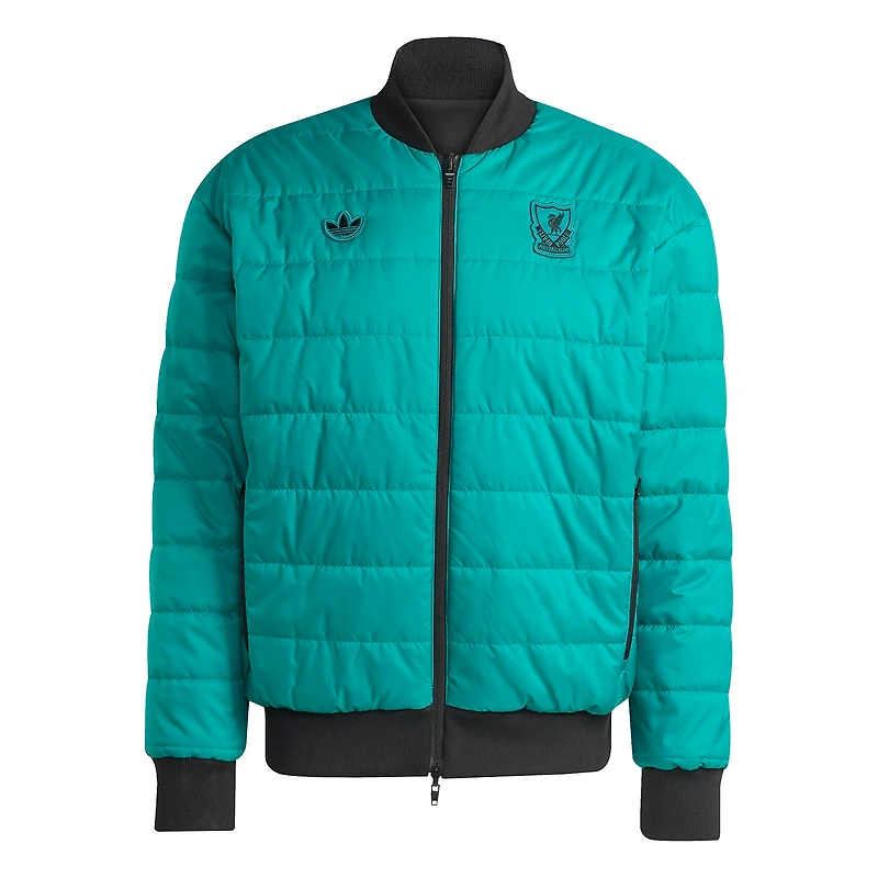Men's adidas Black Liverpool Terrace Icons Polo