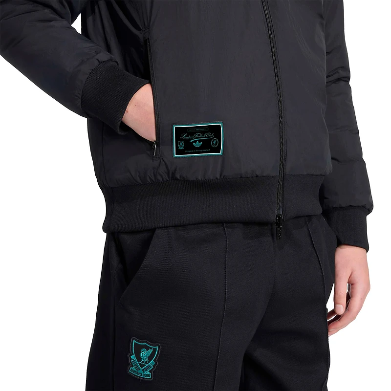 Men's adidas Black Liverpool Terrace Icons Polo