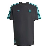 T-shirt adidas noir Liverpool Terrace Icons pour homme