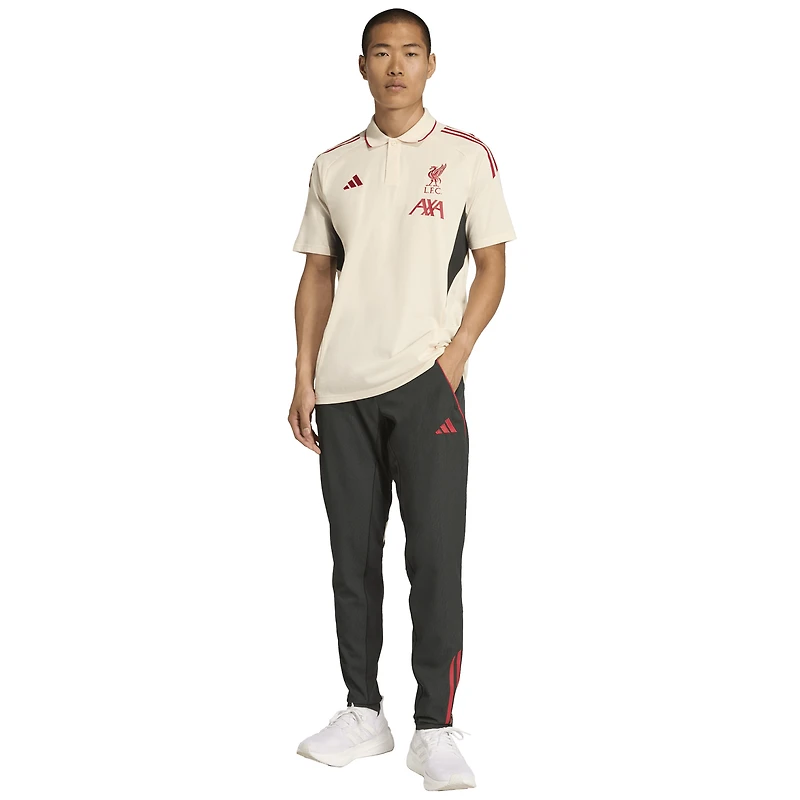 Men's adidas Cream Liverpool 2025/26 Training Polo