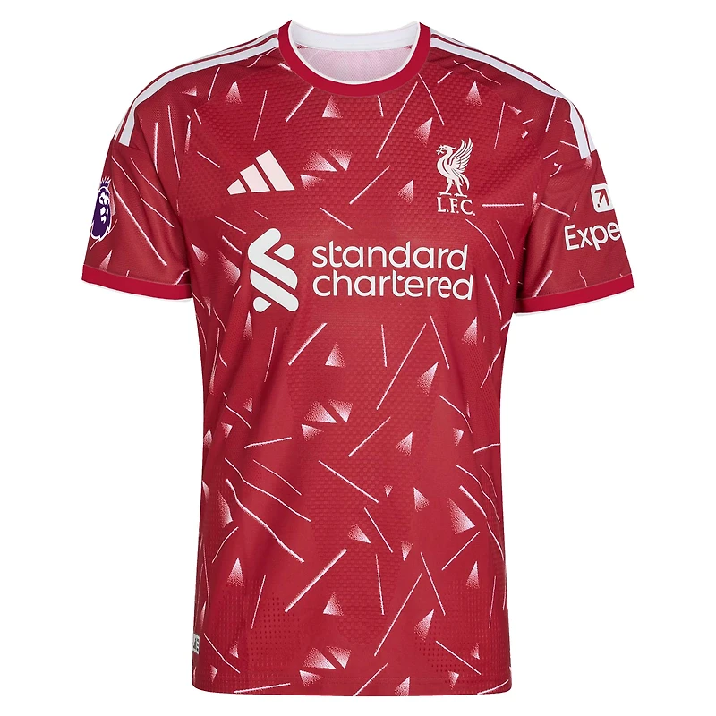 Men's adidas Florian Wirtz Red Liverpool 2026/27 Home On-Field Authentic Jersey