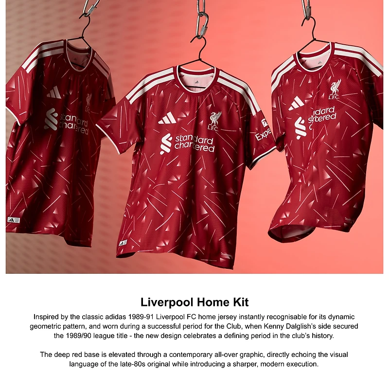 Maillot domicile authentique adidas Florian Wirtz rouge Liverpool 2026/27 pour homme