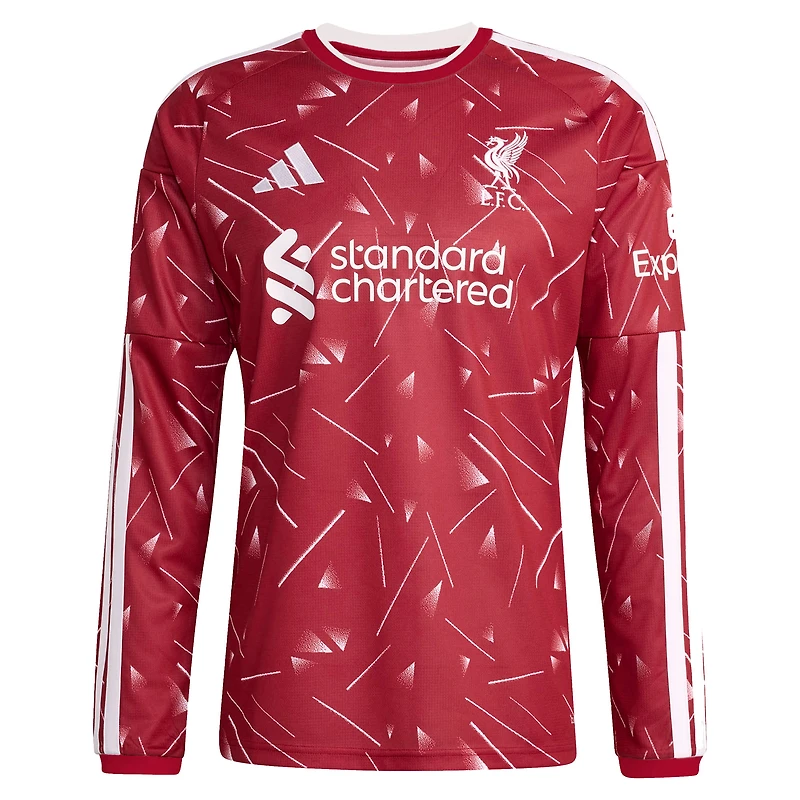 Maillot domicile réplique manches longues adidas Florian Wirtz rouge Liverpool 2026/27 pour homme