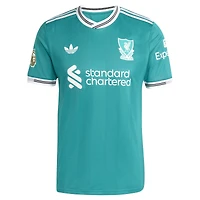Men's adidas  Green Liverpool 2025/26 Third Authentic Jersey with Patch