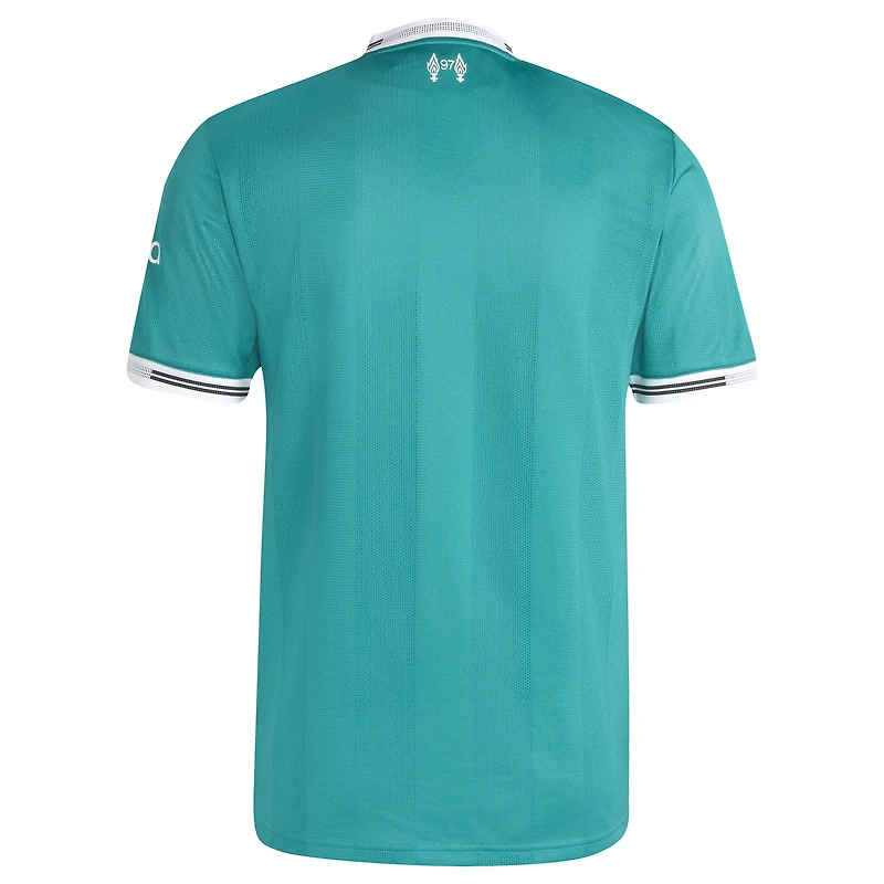 Men's adidas  Green Liverpool 2025/26 Third Authentic Jersey with Patch