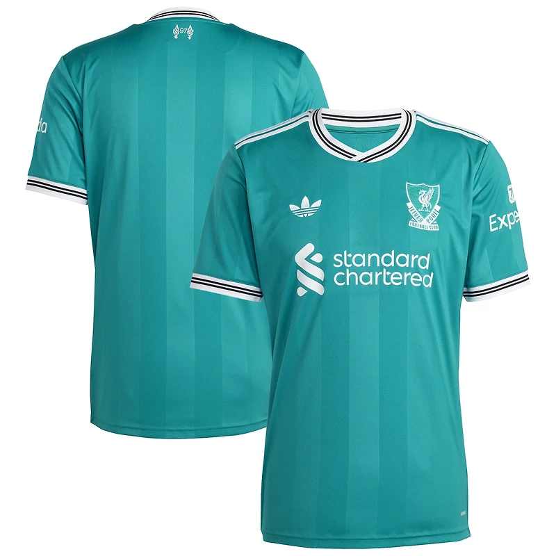 Men's adidas  Green Liverpool 2025/26 Third Replica Jersey