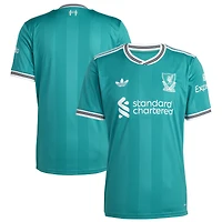 Men's adidas  Green Liverpool 2025/26 Third Replica Jersey
