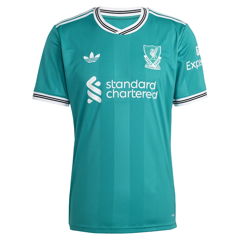 Men's adidas Green Liverpool 2025/26 Third Replica Jersey