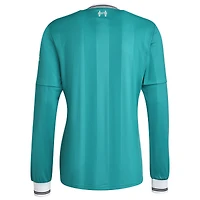 Men's adidas  Green Liverpool 2025/26 Third Replica Long Sleeve Jersey