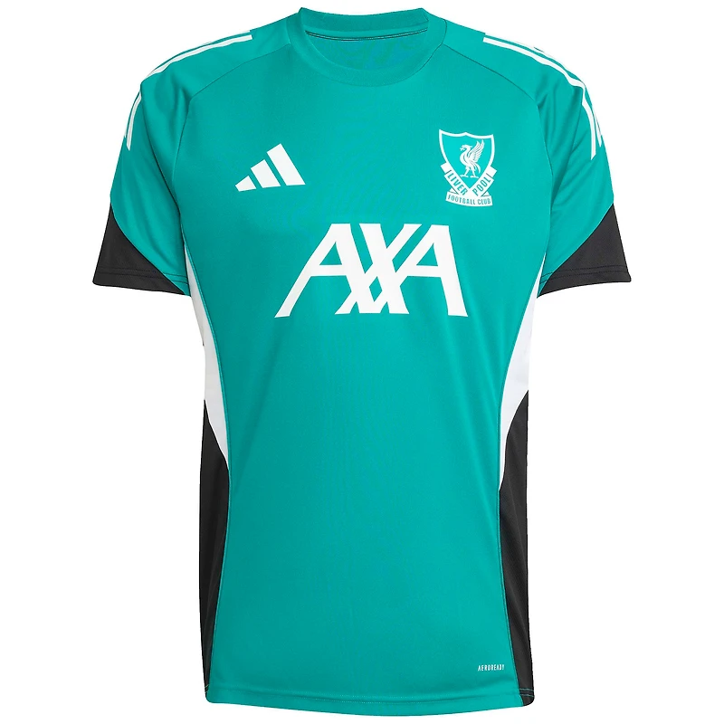 Maillot d'entraînement adidas Liverpool AEROREADY vert pour homme