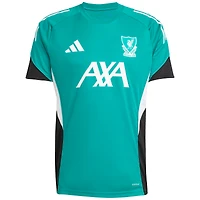 Maillot d'entraînement adidas Liverpool AEROREADY vert pour homme