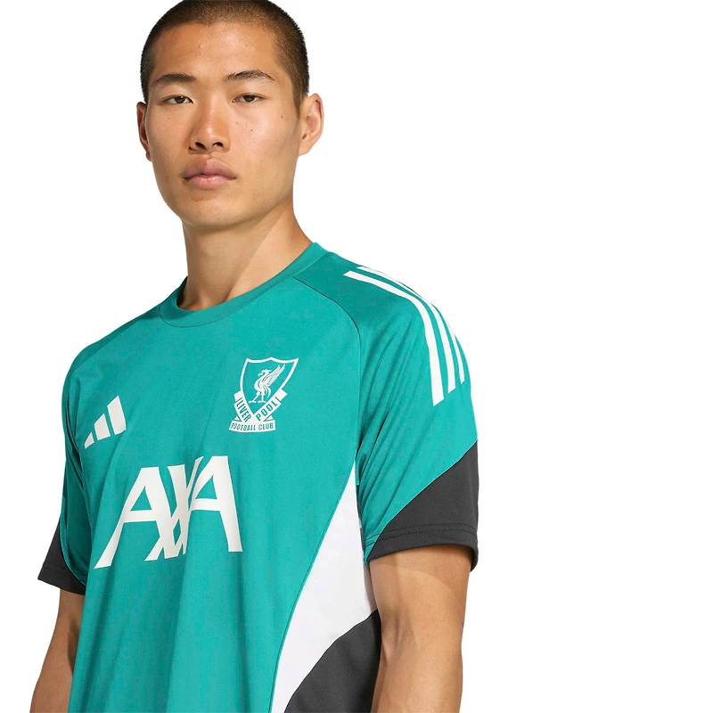 Maillot d'entraînement adidas Liverpool AEROREADY vert pour homme