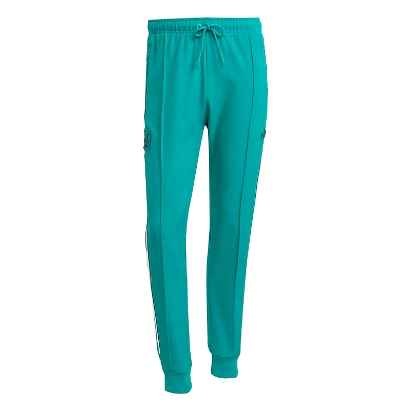Men's adidas Green Liverpool Lifestyler Track Pants