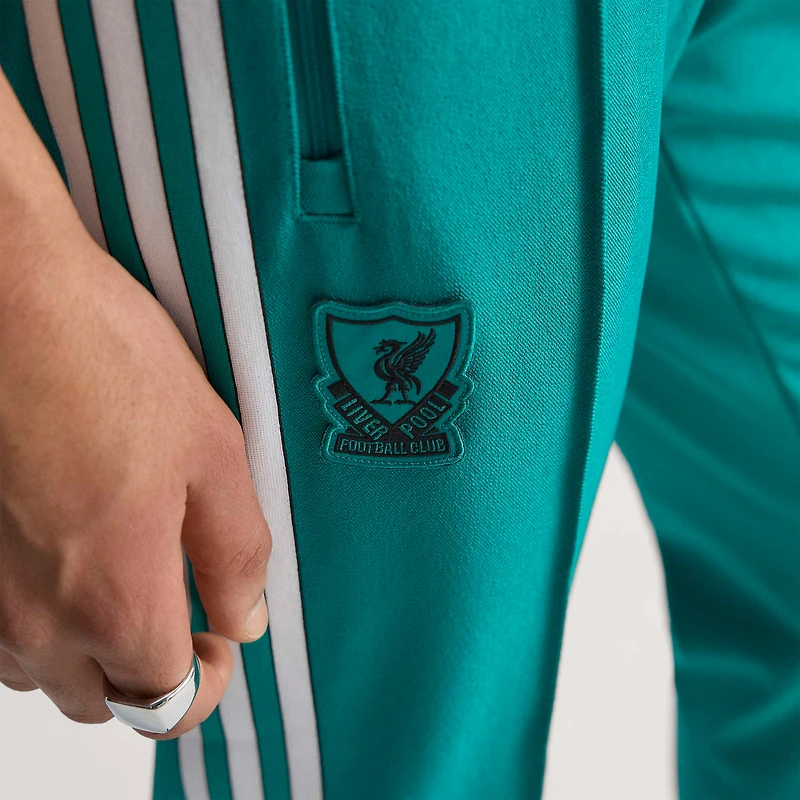 Men's adidas Green Liverpool Lifestyler Track Pants