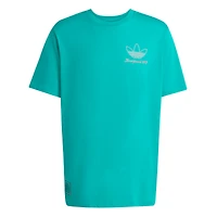 T-shirt graphique adidas vert Liverpool Terrace Icons Collection pour homme