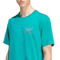 Men's adidas Green Liverpool Terrace Icons Collection Graphic T-Shirt