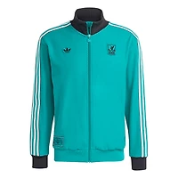 Veste de survêtement zippée adidas Liverpool Terrace Icons verte pour homme