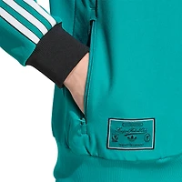 Veste de survêtement zippée adidas Liverpool Terrace Icons verte pour homme
