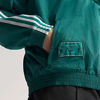 Veste demi-zip adidas verte Liverpool Terrace Icons pour homme