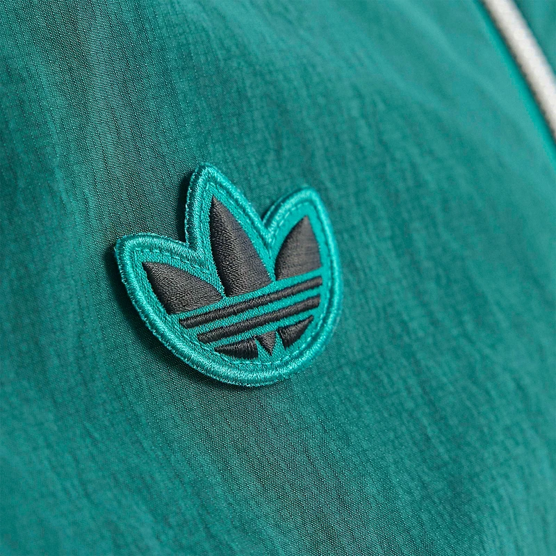 Veste demi-zip adidas verte Liverpool Terrace Icons pour homme