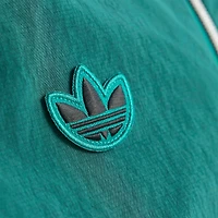 Veste demi-zip adidas verte Liverpool Terrace Icons pour homme