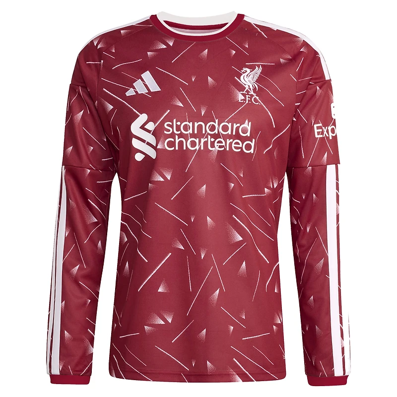 Maillot domicile réplique manches longues adidas Hugo Ekitike rouge Liverpool 2026/27 pour homme
