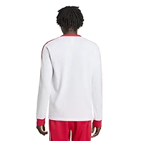 Men's adidas Originals  White Liverpool Culturewear Long Sleeve T-Shirt