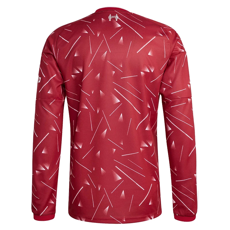 Men's adidas  Red Liverpool 2026/27 Home Replica Long Sleeve Jersey