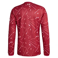 Men's adidas  Red Liverpool 2026/27 Home Replica Long Sleeve Jersey