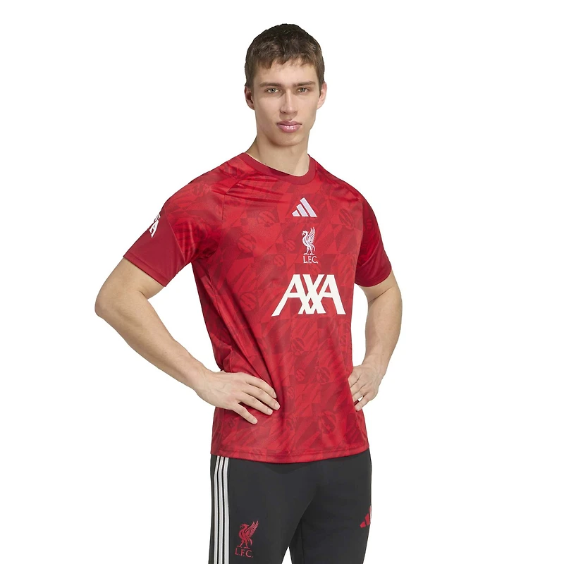 Men's adidas  Red Liverpool 2026 Home Pre-Match Top