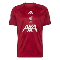 Maillot domicile d'avant-match adidas rouge Liverpool 2026 pour homme
