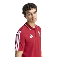 Polo adidas rouge Liverpool Alphaskin DNA pour homme