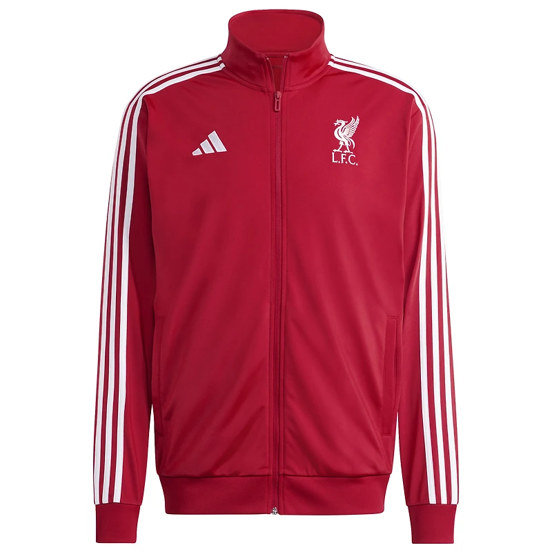 Men's adidas  Red Liverpool DNA Full-Zip Track Jacket