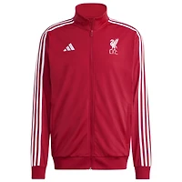 Men's adidas  Red Liverpool DNA Full-Zip Track Jacket